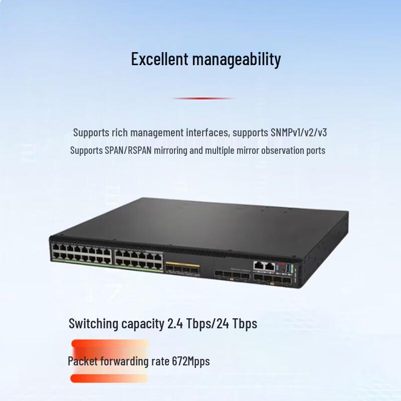 H3C S5590-28T8XC-EI Layer 3 Core Ethernet Switch