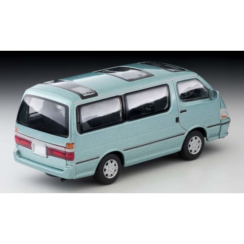 Tomytec Tomica Limited Vintage Neo 1/64 Scale LV-N216b Toyota Hiace Wagon Super Custom G (2002 Model), Light Green, Finished Model, 312475