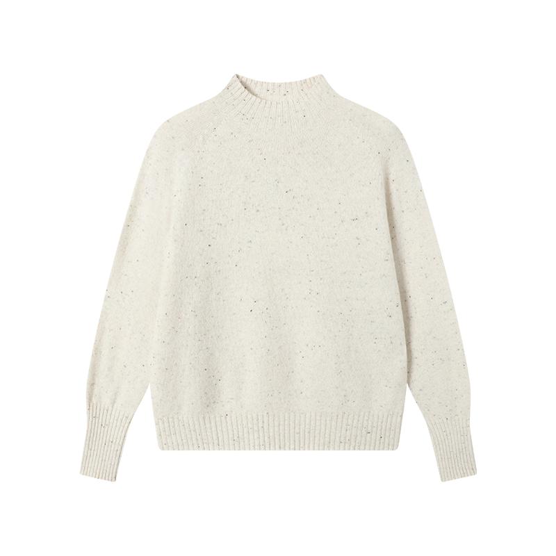 

Женский свитер из смесовой шерсти с молнией до середины 2XL