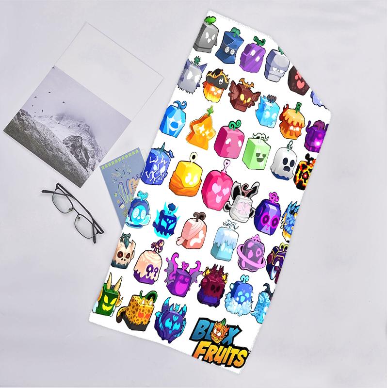 Blox Fruit Fashion Beach Towel: Ideal for Summer Adventures Soft, absorbent and quick drying suitable for swimming and bathing