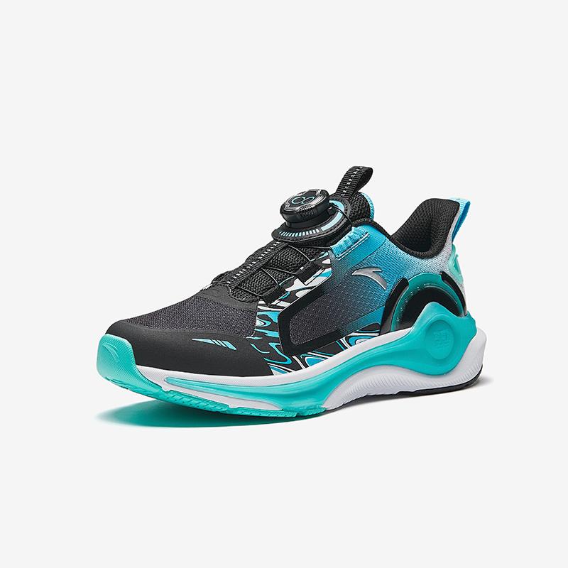 Anta Kids Lingyun Synthetic Leather Fabric Comfortable Simple Versatile Breathable Lightweight Shock Absorption Low Top Running Shoes A12515508-1