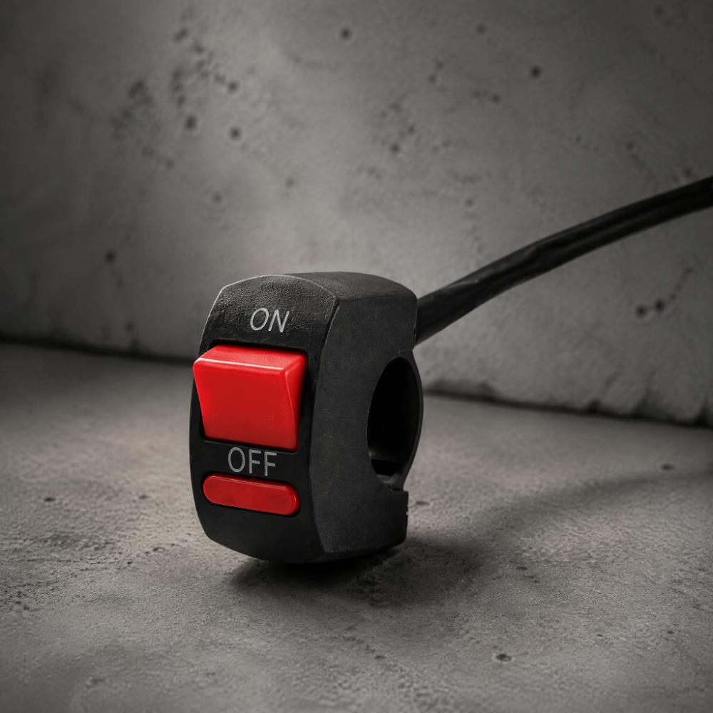 ON/OFF Design Handlebar Mount Switch 2-Wire System 2-Wire ONOFF Switch For Motorcycle
