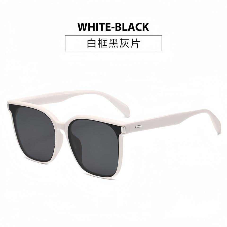 Luxury And Exquisite Oversized Square Frame Unique Square Rivet Design Neutral Outdoor Driving And Travel Sunscreen Sunglasses