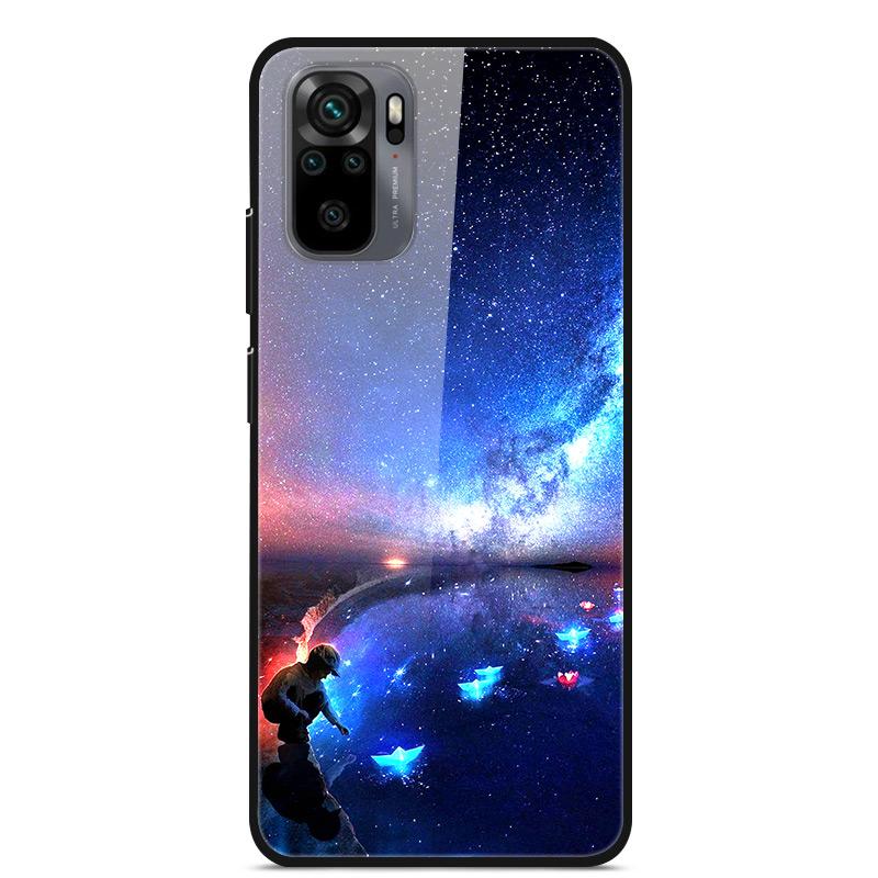 Tempered Glass Case For Xiaomi Redmi Note10 Pro Case Glass Back Cover For Xiaomi Redmi Note 10 10Pro Max Case Note10 5G Shell