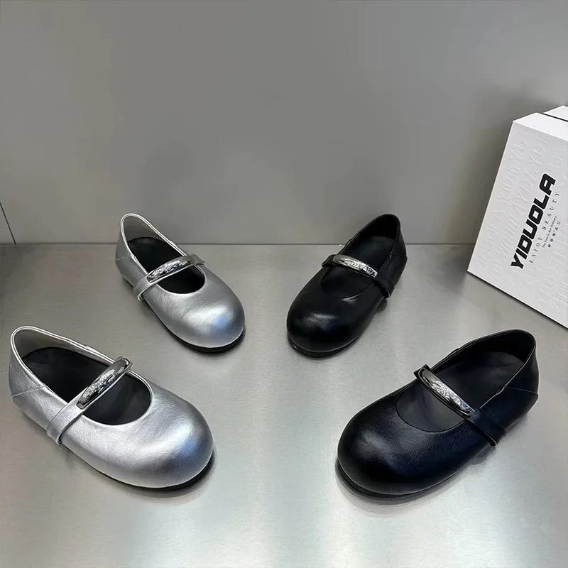 Fashion Flats Women Loafers Shoes Spring Dress Lolita Sandals Fashion Casual Woman Shoes 2025 Trend Platform Shallow Women’s Chaussures