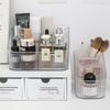 Acrylic Makeup Brush and Lipstick Organizer - Skincare & Pen Holder for Desktop Dressing Tables