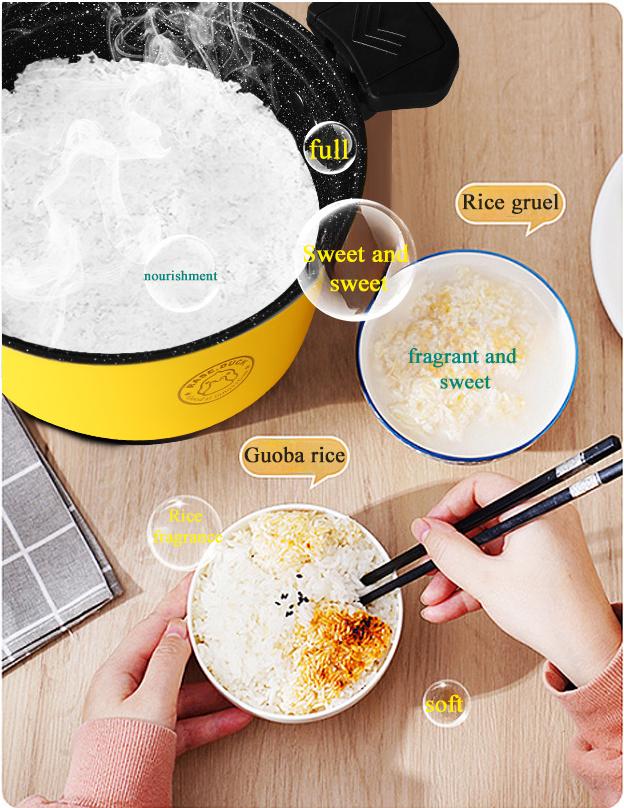 Non-stick mikrotrykkkoker, suppe- og kjøttgryte, riskoker, gasskomfyr, grytegryte, kokekar, kjøkkenutstyr, 3,5 l