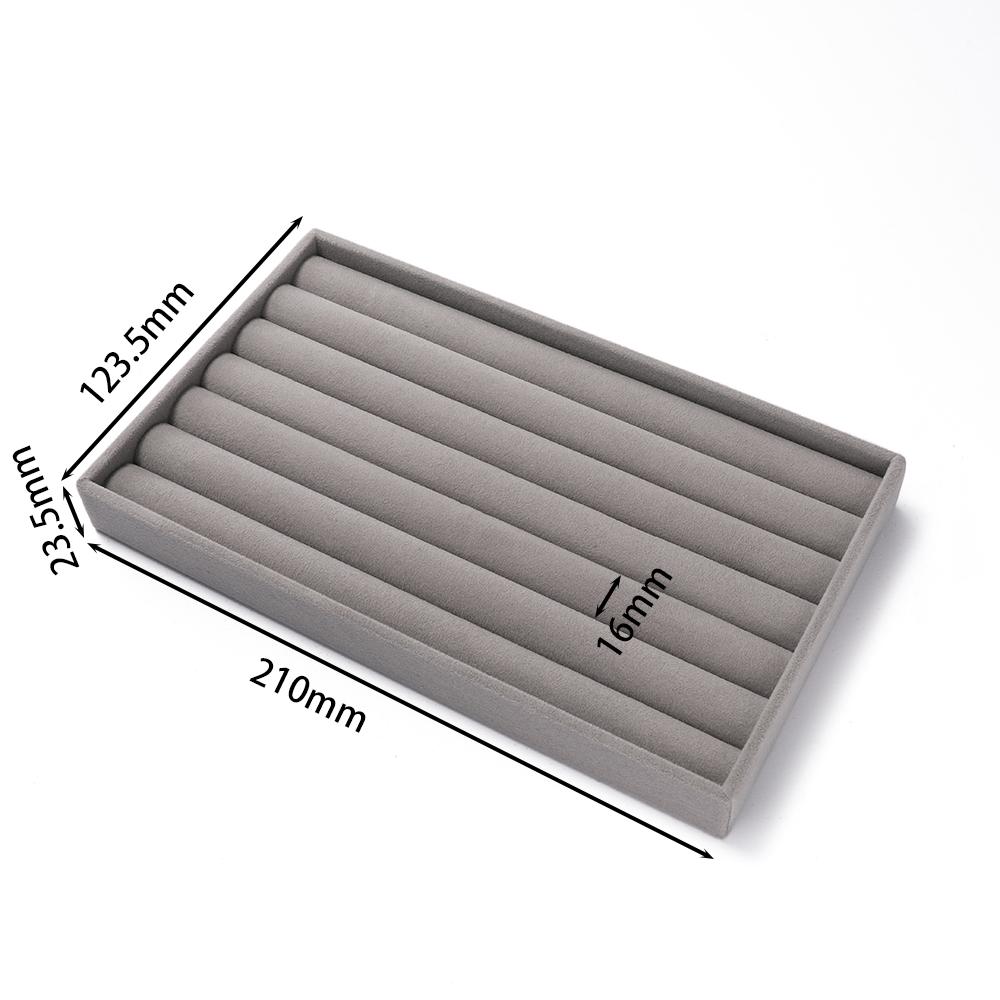 1Pc Jewelry Display Jewelry Storage Tray Jewelry Holder Portable Ring Earrings Necklace Organizer Box