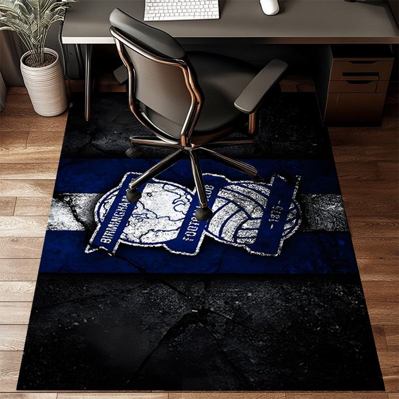 Birming-ham Football Club Printed Office Carpet Chair Cushion Entryway Rug, Rugs for Living Room, Bedroom Christmas gifts