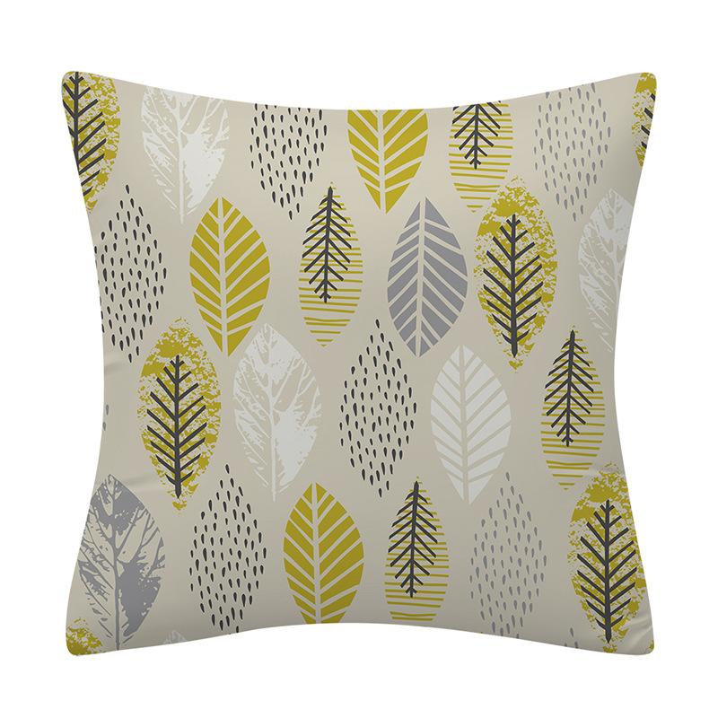 Vintage oil painting style plant print pattern home living room sofa bedroom decoration throw pillow pillowcase