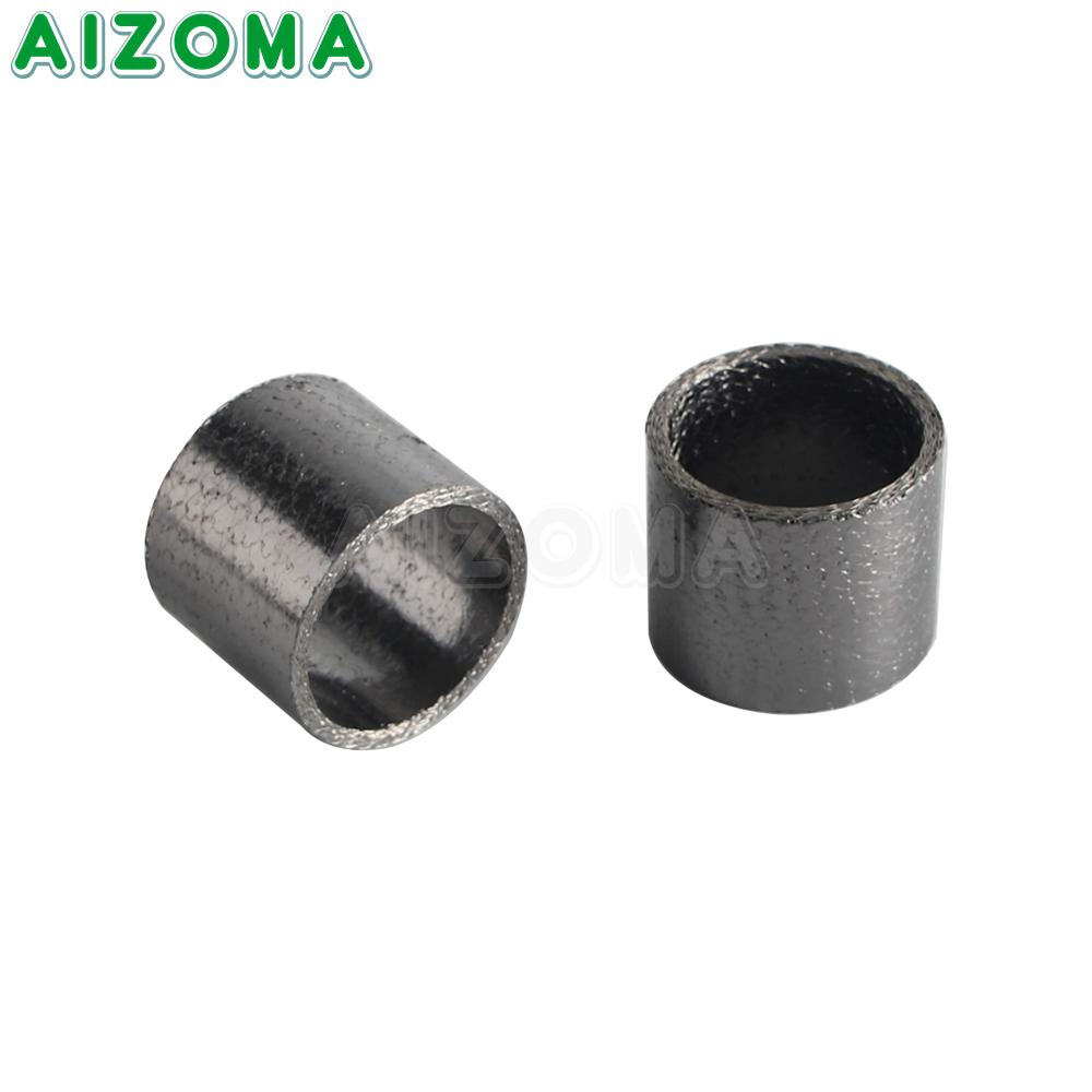 44x38x37mm Exhaust Muffler Gasket For Harley Touring Dyna Softail Sportster XL 833 1200 Motorcycle Exhaust Gasket OEM 65900017 A