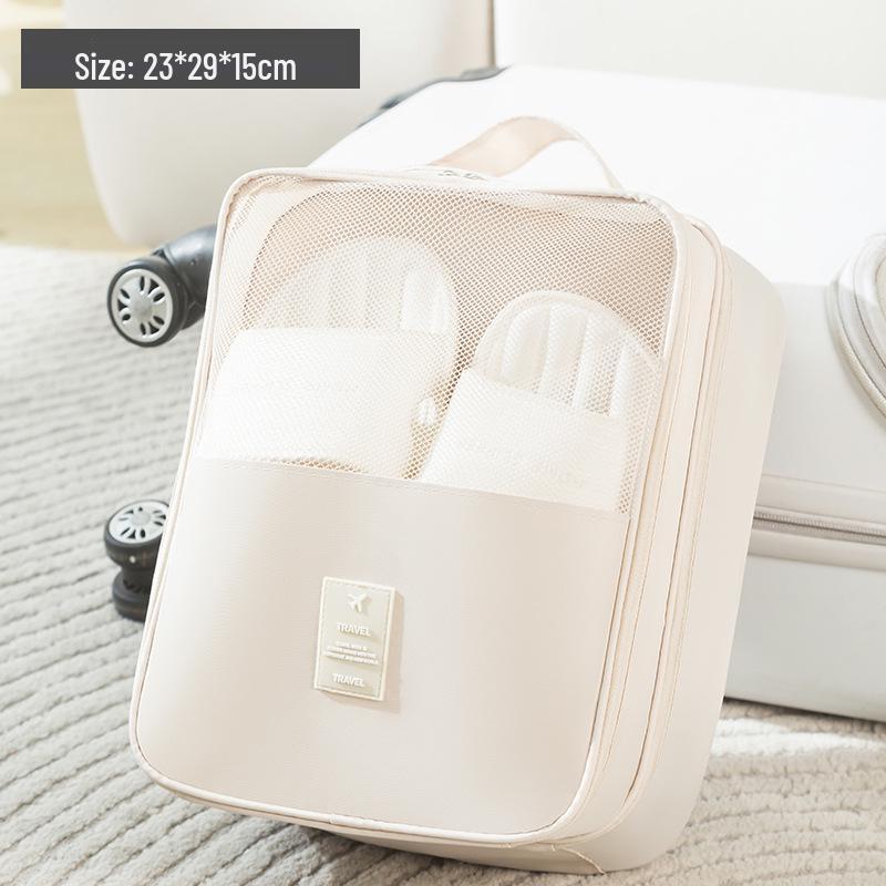 Portable Three-Layer Dustproof Shoe Storage Bag - Easy Carry, Handheld, for Outdoor Travel