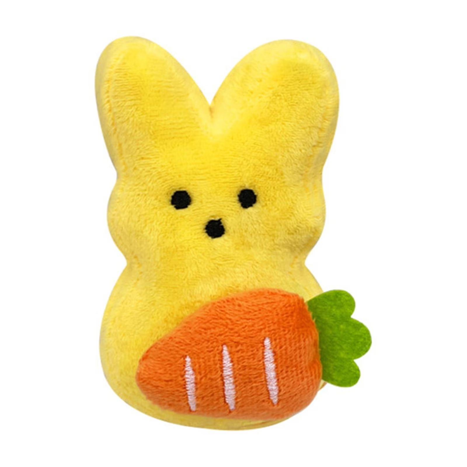 

Plush Bunny Stuffed Animal Soft Plush Toy with Carrot Design Suitable for Home Decoration and Playtime for Kids and Adults One Size