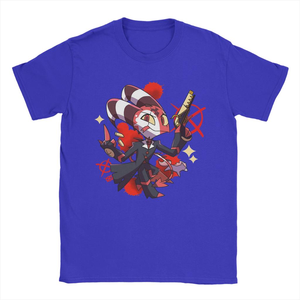 Mens TShirt Helluvas Bosses Cartoon Novelty Cotton Tee Shirt Short Sleeve T Shirts Crewneck Clothes Plus Size