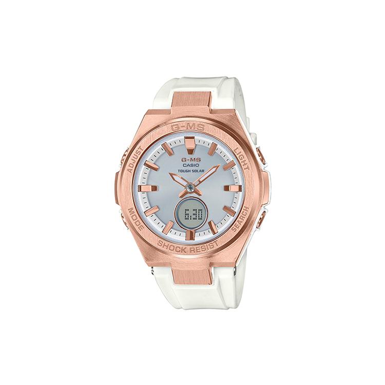 CASIO Women s BABY-G Gray Watch MSG-S200G-7APRD Rose Gold Watch Case