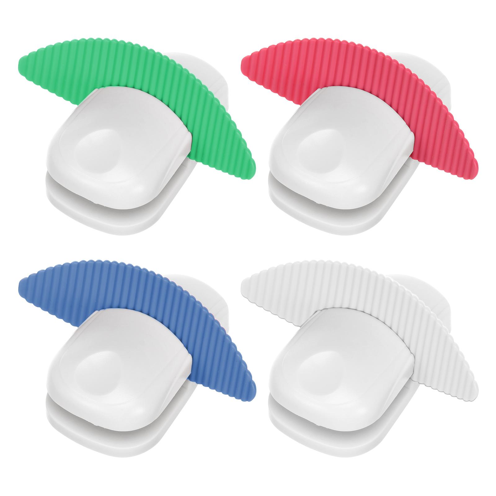 

4Pcs Paper Holder Stand Lightweight Plastic Desktop Document Clamp Portable Copy Stand with Anti Slip Pad for Home School Office