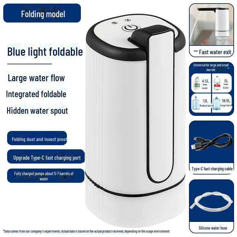 

Электрический складной насос для подачи бутилированной воды белый