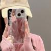 Chinese Fonts Makeup Mirror Phone Case For iPhone 17 17E 16E 14 12 16 Pro Max 11 15 13 Shockproof Transparent Protective Cover