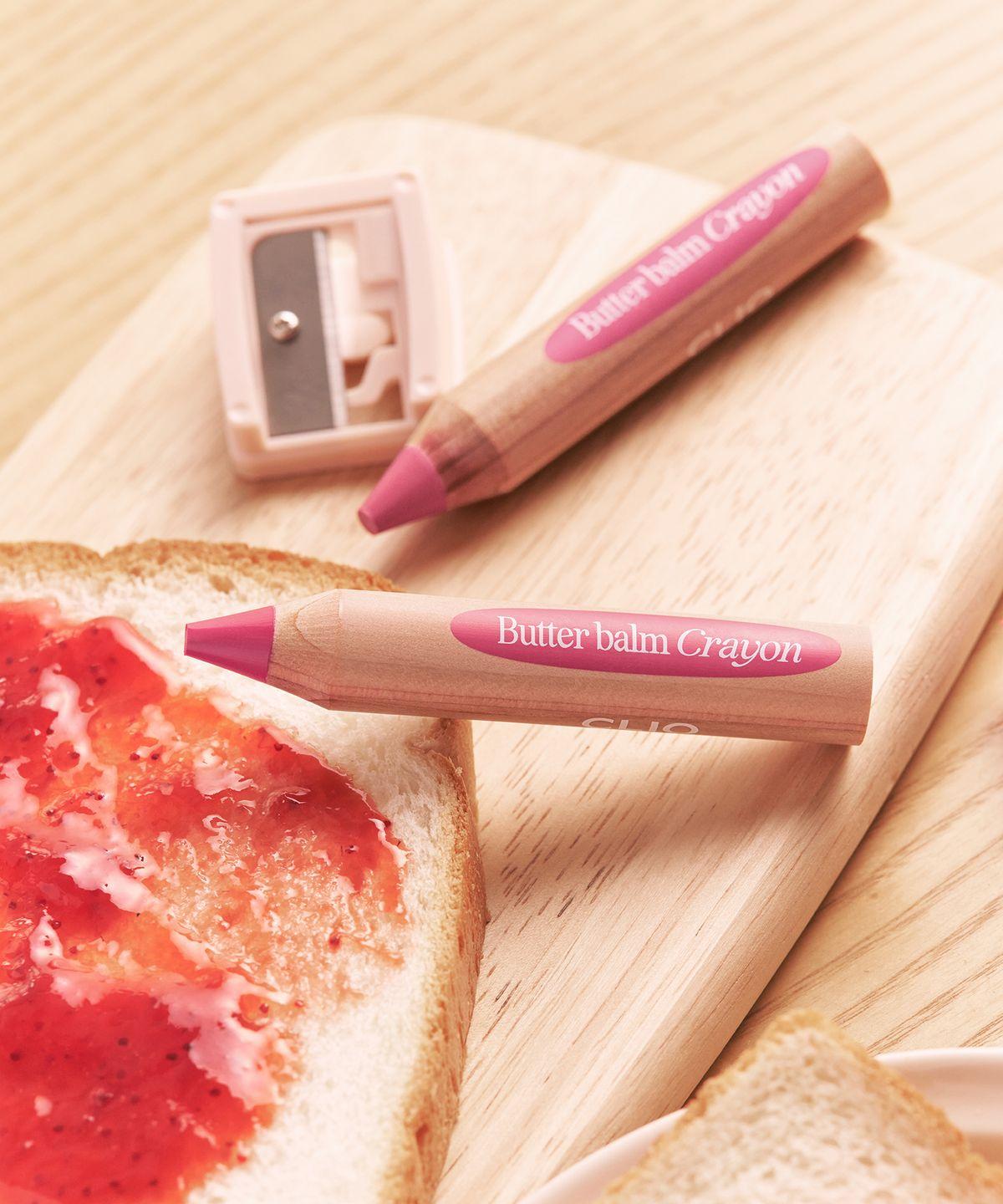 Butter Bomb Crayon Special Set (Main Product + Free Sharpener)
