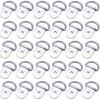 30 Pack Small Steel D-Ring Tie Downs, ExcelFu D Rings Anchor Lashing for Loads On Case Truck Cargo Trailers RV Boats, Silver