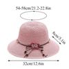 Cotton Polyester Straw Hat Ventilate Sun Hat New Beach Hat