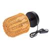 USB Night Light Retro Rattan Table Lamp for Living Room Bedroom Bedside Dimmable 3 Color Temperature