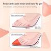 2 Stück Zehenpolster Füllmaterial Weicher PU-Schaum Zehenschutz Füllmaterial Schuheinlagen Zehenpolster Unisex Schuheinlagen Für Stiefel High Heels