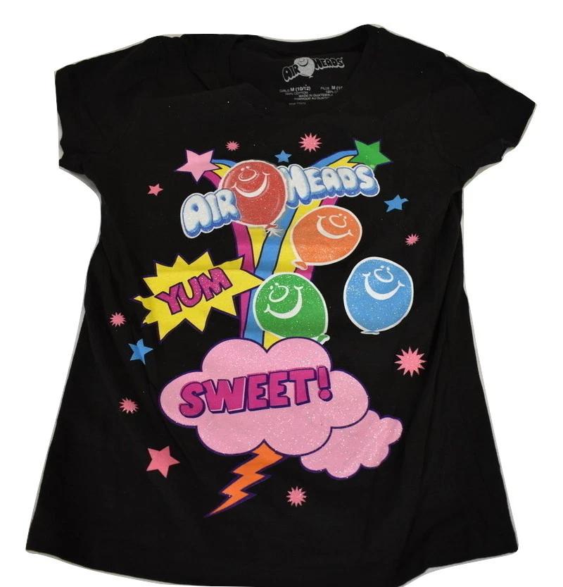 

Airheads Youth Girls Candy Yum Sweet Sparkly Shirt New M (10-12) S