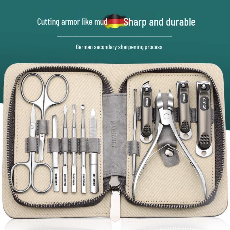 Professionelles Maniküre-Geschenkset: Nagelknipser, Eingewachsene Nagelknipser, Nagelscheren & Werkzeuge