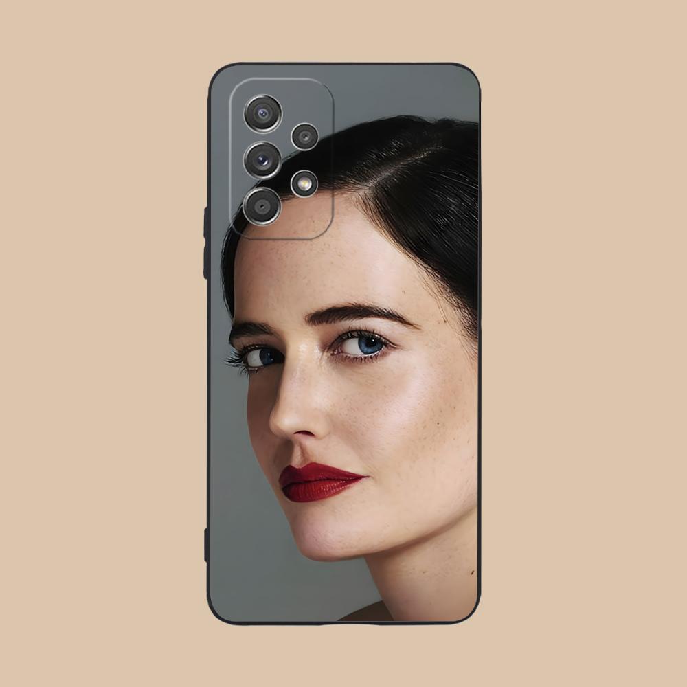 Eva Green Matte TPU Mobile Phone Case for Samsung Galaxy A56 55 54 53 52 51 36 35 34 23 16 15 5G Colorful Cover
