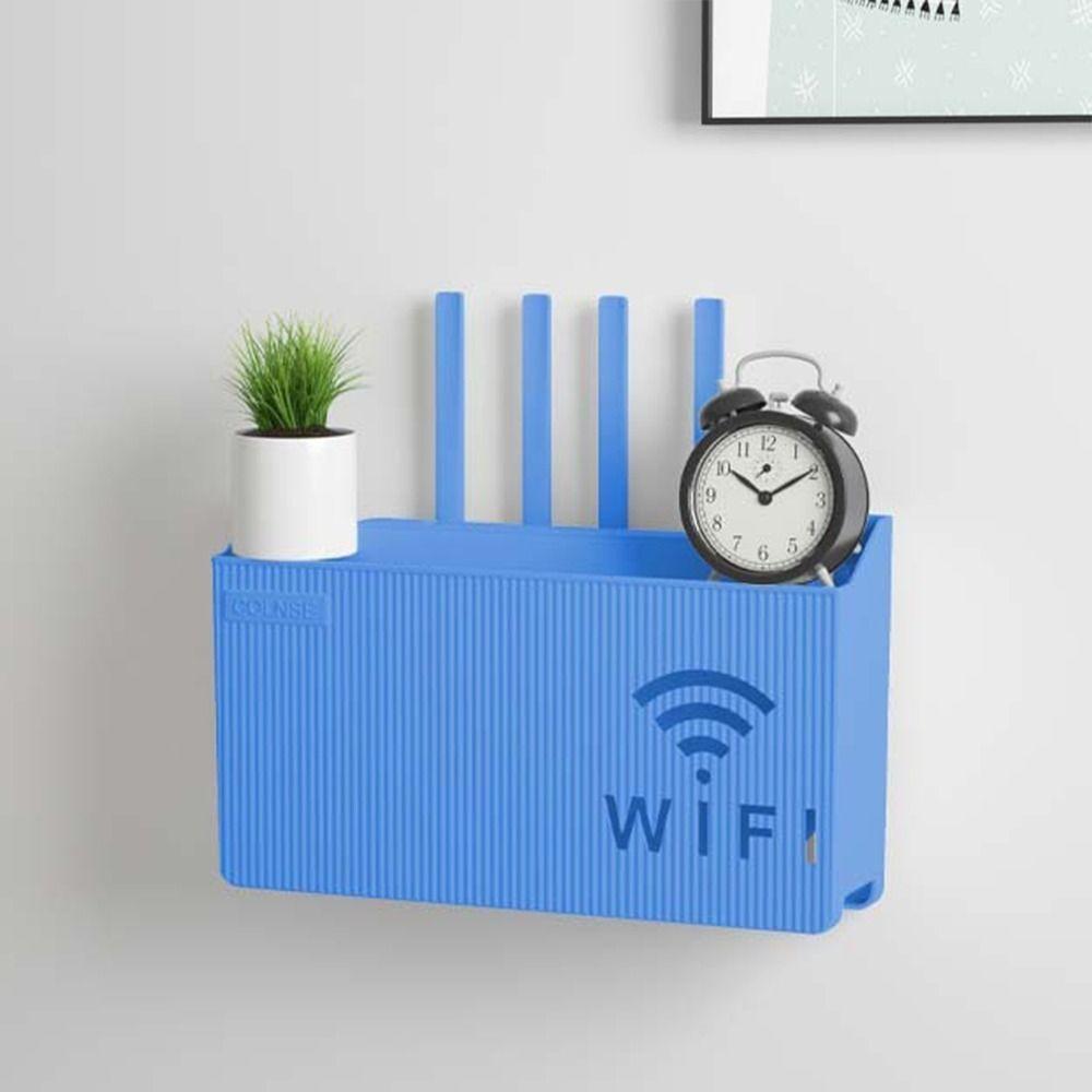 Cable Organizer TV Set-top Organizer Box Wall Mounted Wireless Wifi Router Shelf Living Room