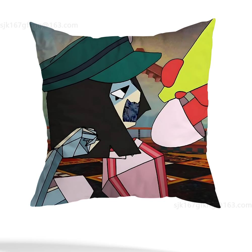 Ena Graphic Sthetic Pillow Case Pillow Case Living Room Sofa Cushion Cover Suitable For Home Bedroom Room Decoration