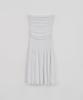 Loutaideu Two-Way Shirring Dress [White]