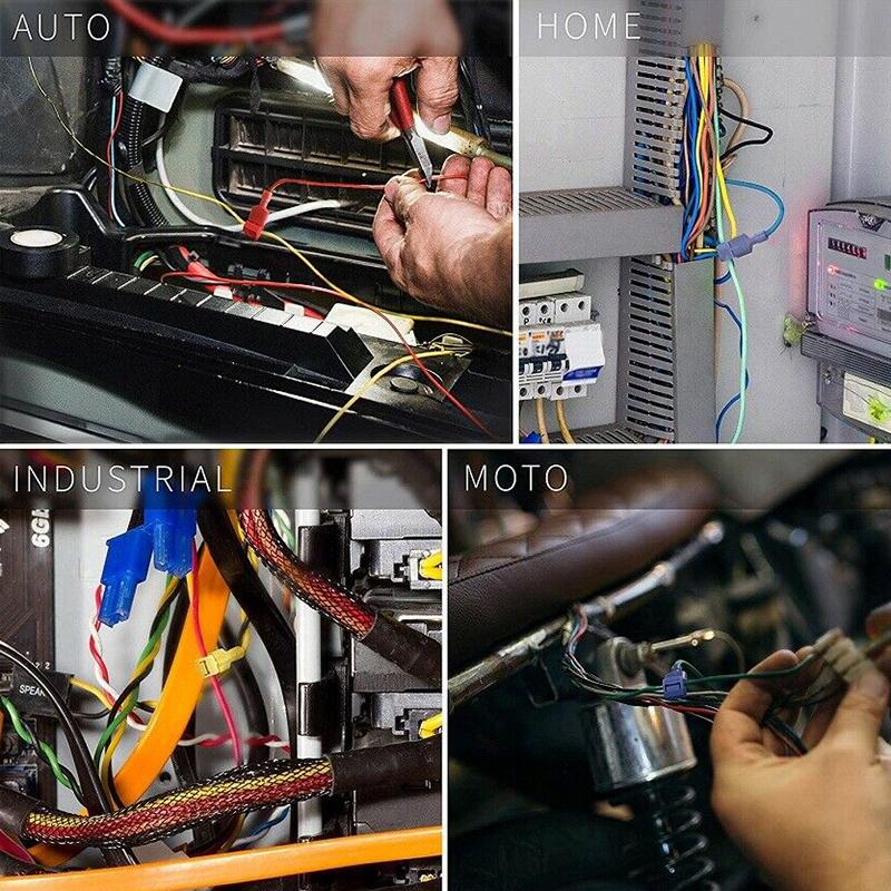 Quick Electrical Cable Connector Snap Splice Lock Wire Terminal Waterproof Crimp Wire Terminal Electrical Cable Connector T