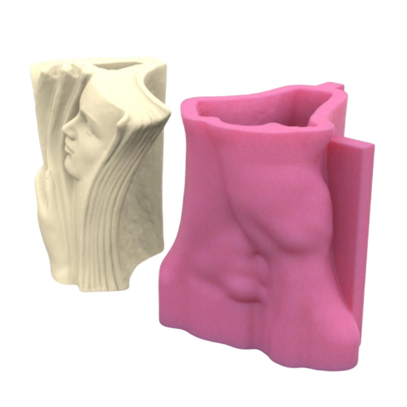 

Многофункциональная ваза-лицо из книги, силиконовая форма, универсальный набор для литья из смолы для украшения дома и офиса и хранения ювелирных изделий