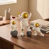 3 Pieces Astronaut Figurines Decorative Figurine Collectible for Desks