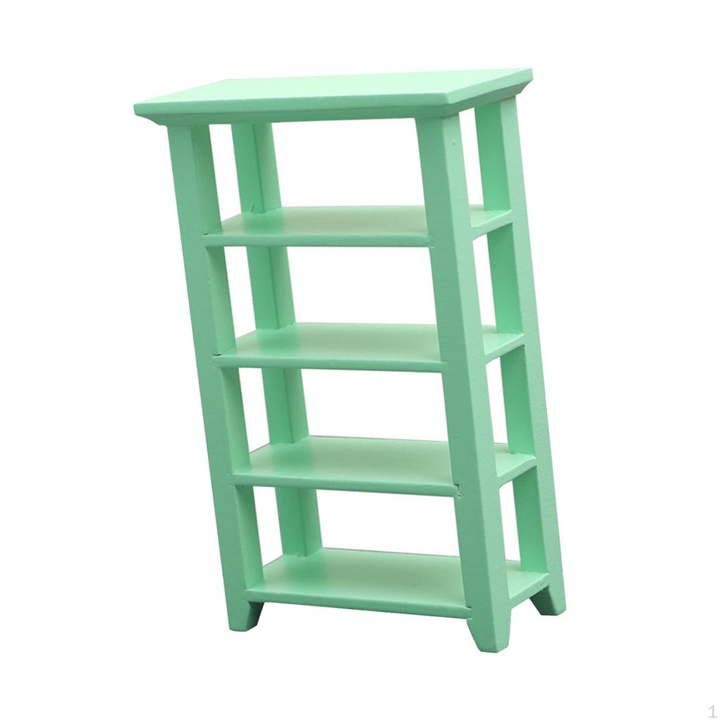 1:12 Dollhouse Display Shelf, Bedroom Micro Landscape Furniture Living Room Cabinet, Life Scene