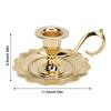 Handle Stand Candlestick Holder Drip Catcher Tray Chamberstick Candle Holder  Dining Table