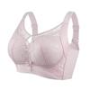 Red Bra, Sexy Lace, Large Size Splicing Bra, Thin and High Flank Adjustment, Gathering Type, Anti-expansion