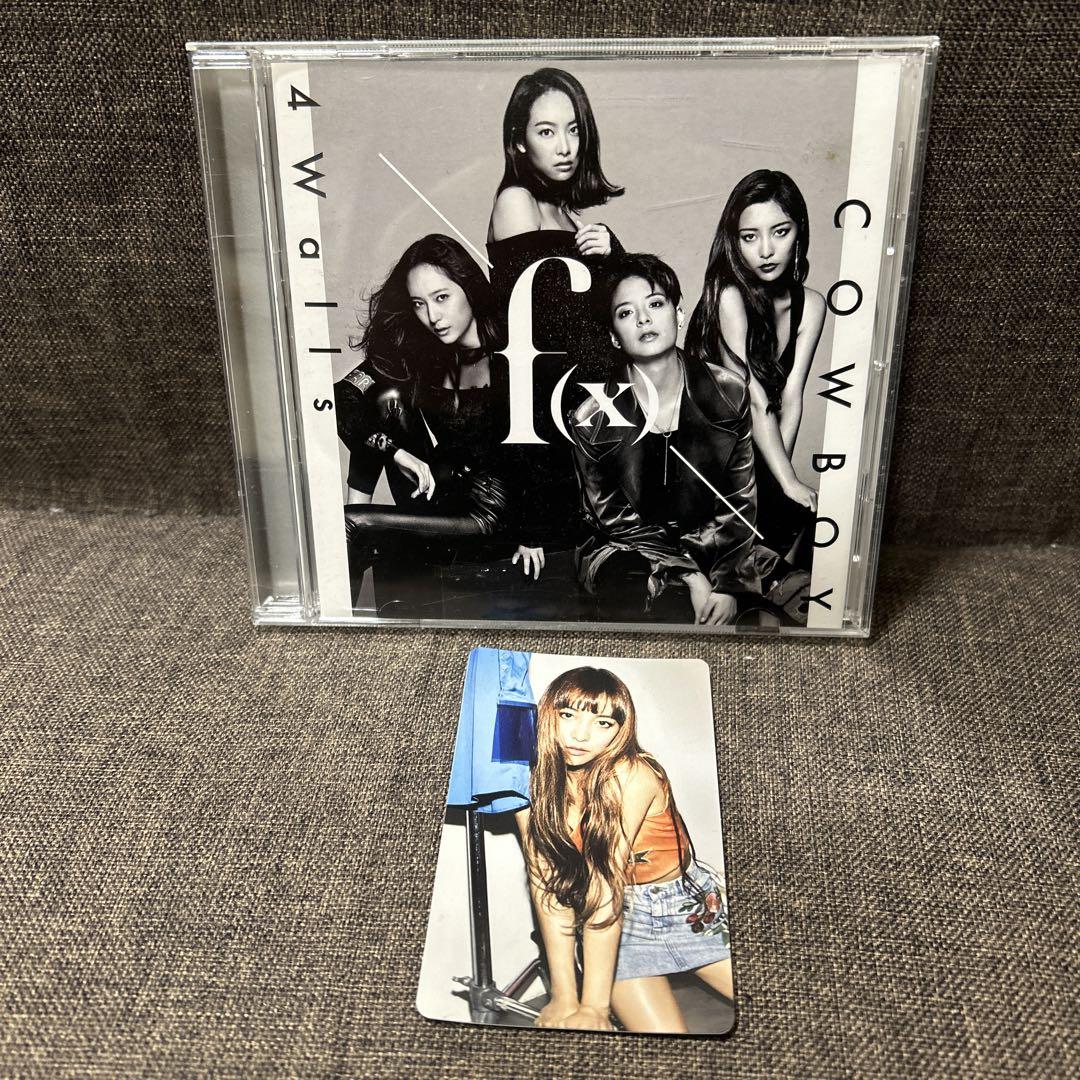 

[USED] F(x) 4Walls COWBOY Regular Edition CD Luna LUNA with Trading Card