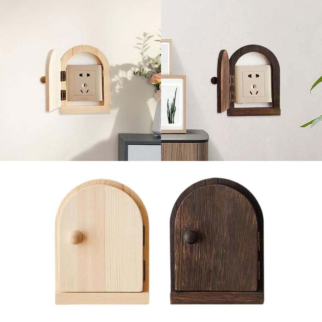 Wooden Door Outlet Cover, Wall Art Decorative Decor, Easy Installation, Power Outlet Cover, Switch Cover