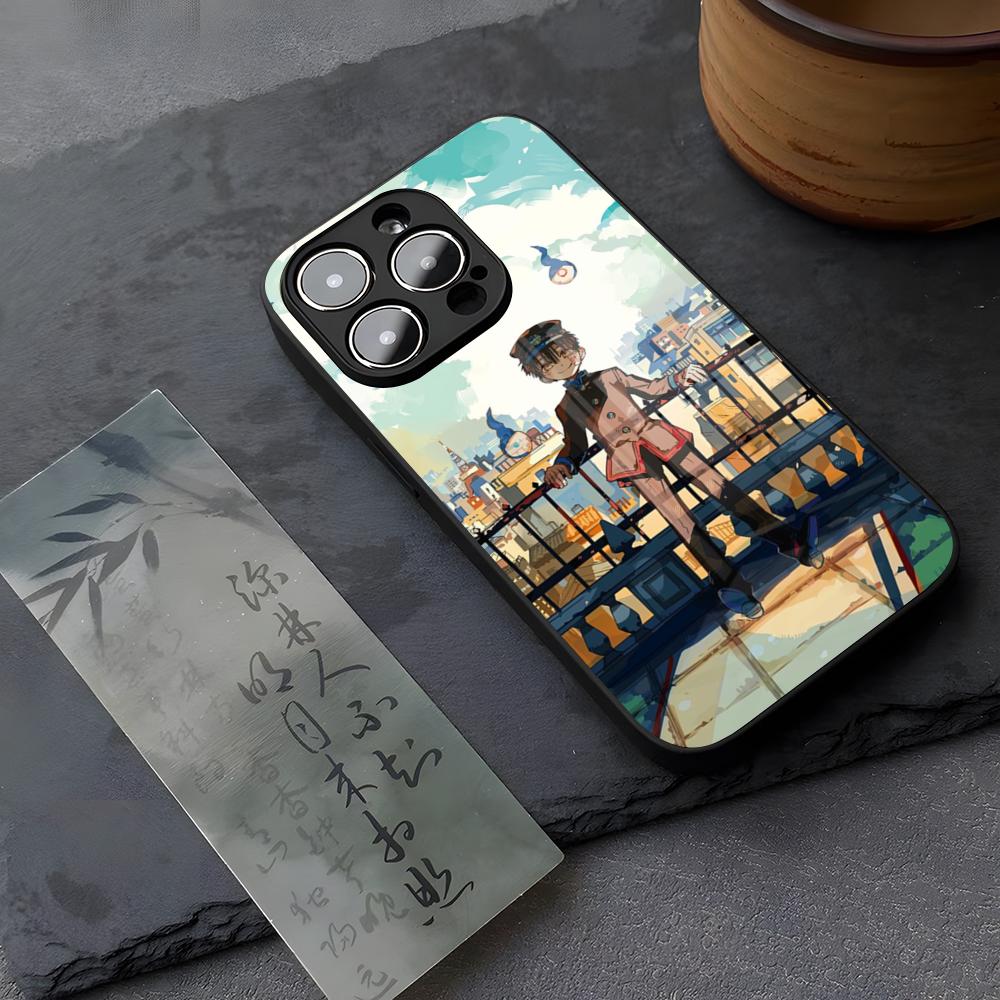 

Toilet Bound Hanako Kun Phone Case Tempered Glass For IPhone 13 17 14 16 12 15 11 Pro XS Max Plus Mini X XR SE2020 Coque iPhone 15