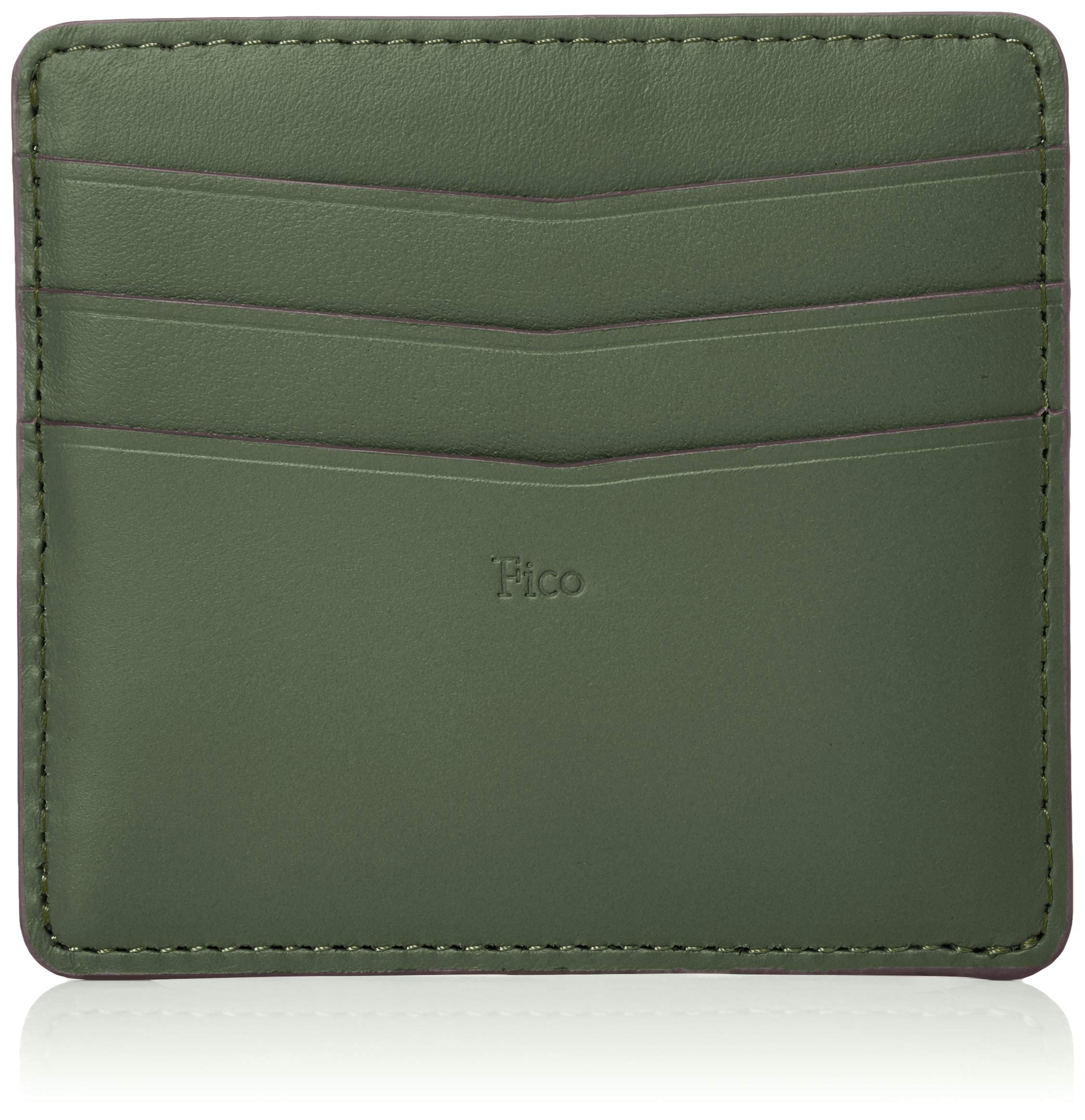 

Mini Wallet with Coin Purse Money Clip Card Holder Fumosso 58915 Green [FICO] Men s