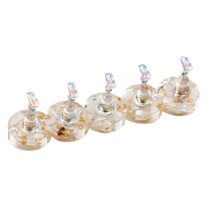 5Pcs Multifunctional Nail Extension Holder Manicure Nail Art Accessories Display Stand Of Artificial Nails Securely