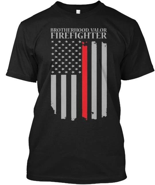 Brotherhood Valor Firefighter T shirt Made in the USA Size S to 5XL