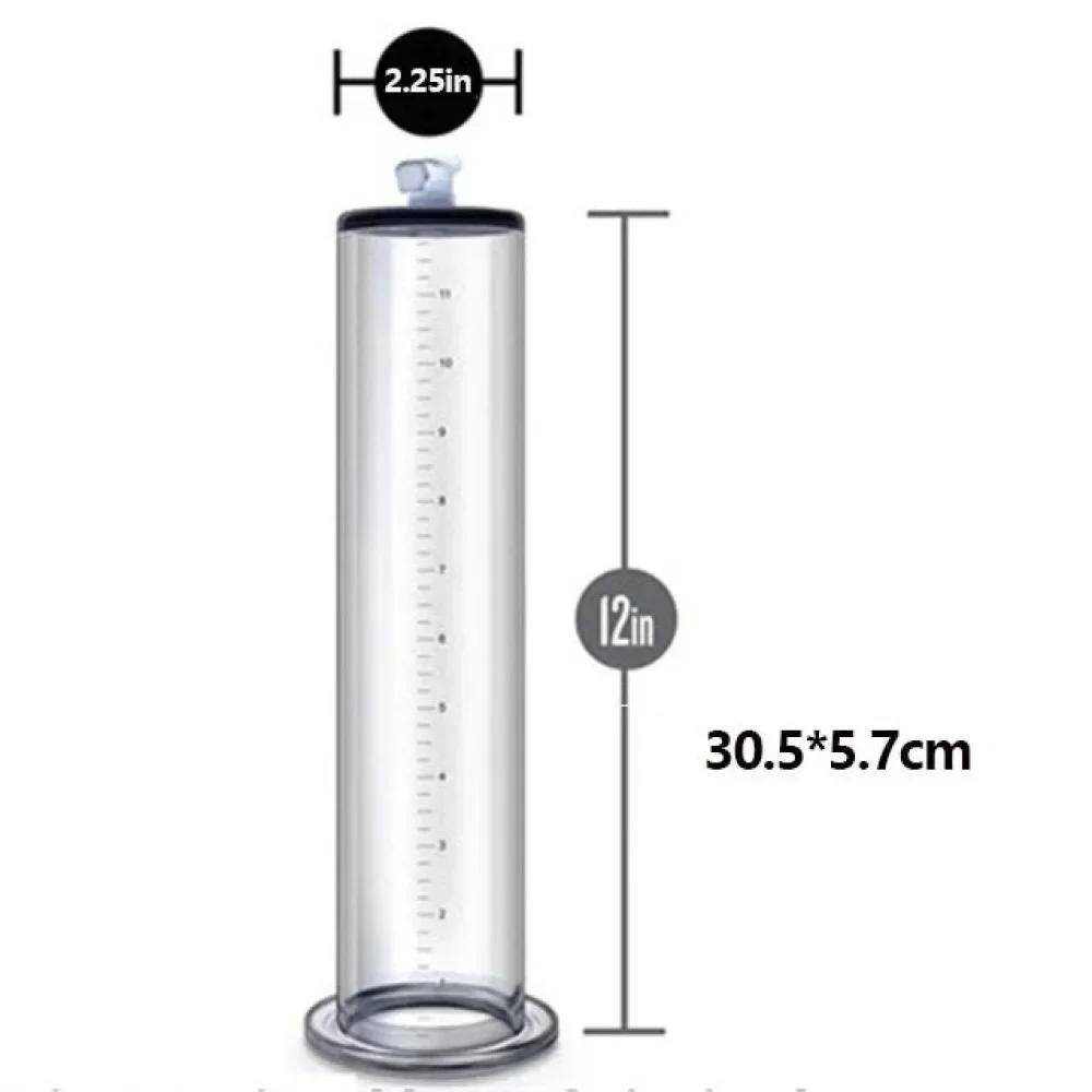 Acrylic Penis Pump Accessories Vacuum Penis Enlargement Device Masturbation Vacuum Pump Flange Pump Penis Cylinder Set Sex Toys