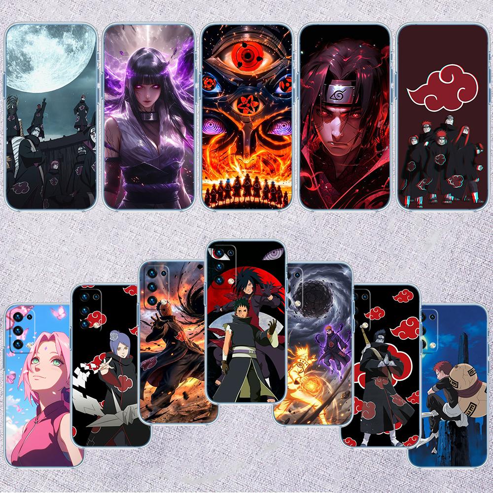 Anime Naruto Transparente Handyhülle für Samsung Galaxy A04 A04S A14 A23 A34 A54 M23 M33 M52 M53