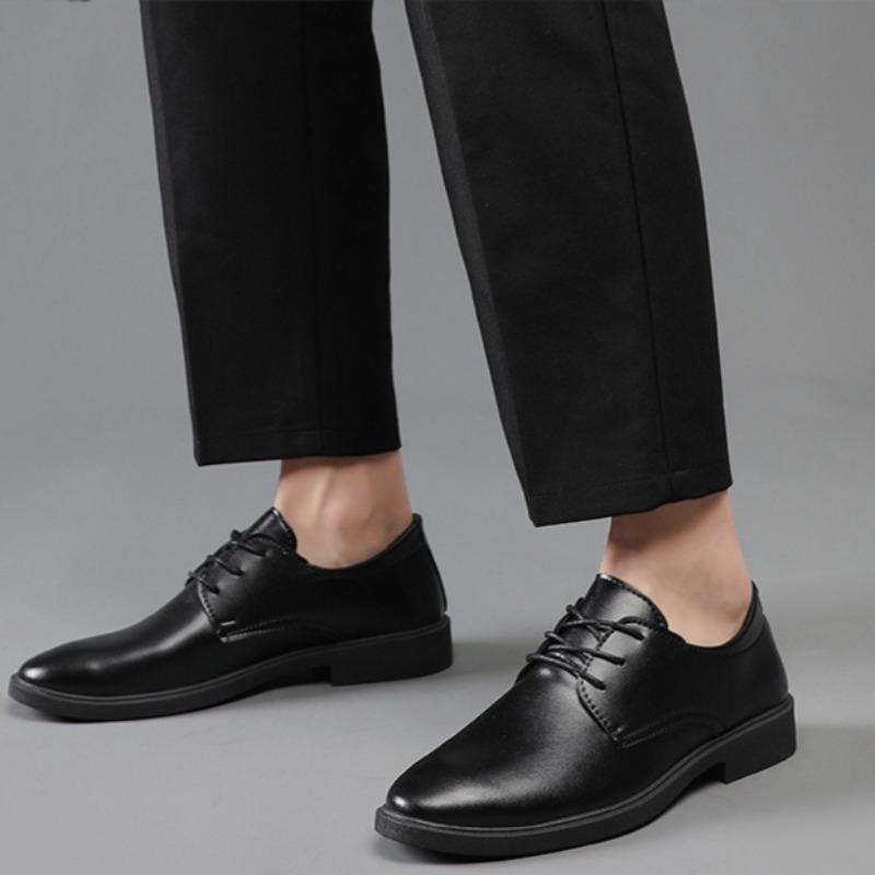 Fashion Luxury Men's Formal Shoes Fashion Pointed Casual Leather Shoe Business Dress Shoes for Men Wedding Shoes Laced Oxford Footwear