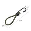 4 Pcs Outdoor Tent Bungee Elastic Rope Cords with Hook Camping Canopy Tarp Tent Fastener Hitch Mounts for Fixed Binding Belt