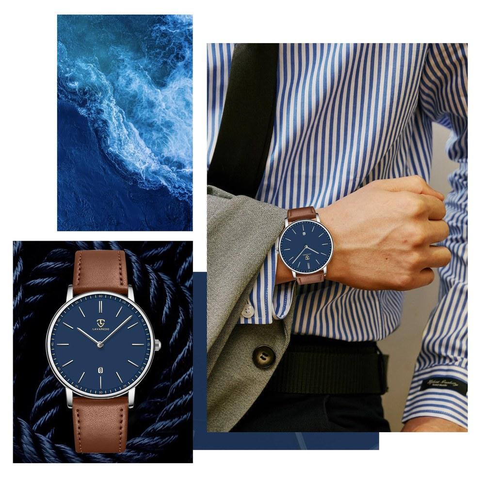 BEN NEVIS Men's Slim Casual Watch Waterproof Analog Quartz Date Display Unisex Business Daily Use